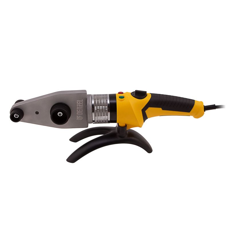 Сварочный аппарат п/п труб Denzel DWP-2000 Х-PRO (2000Вт 300 град, компл насадок 20-63мм) 94209