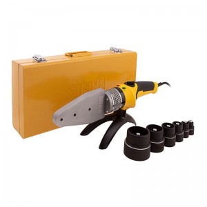 Сварочный аппарат п/п труб Denzel DWP-2000 Х-PRO (2000Вт 300 град, компл насадок 20-63мм) 94209