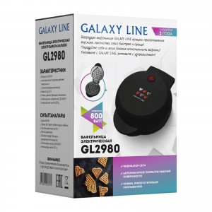 Вафельница электрическая Galaxy LINE GL2980 800 Вт