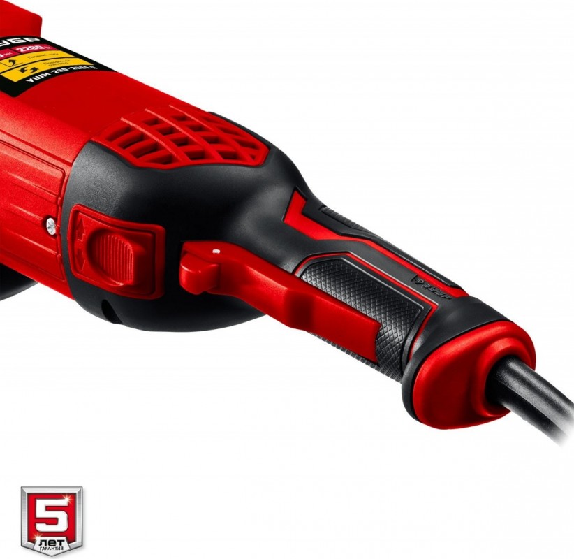 Угловая шлифовальная машина Зубр УШМ-230-2205 П (230мм, 2200Вт)