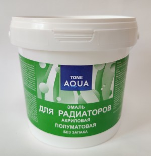 Эмаль акриловая д/радиаторов п/матовая 0,4кг TONE
