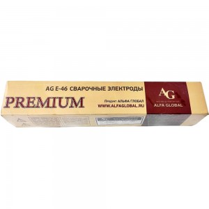 Электроды сварочные Alfa Global E-46 PREMIUM d-2.5*350 5кг