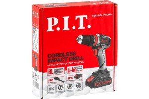 Дрель аккумуляторная P.I.T. PSR18-D4 Promo (20В, 1 Li акк. 1,5Ач, 2 ск, 30Нм)