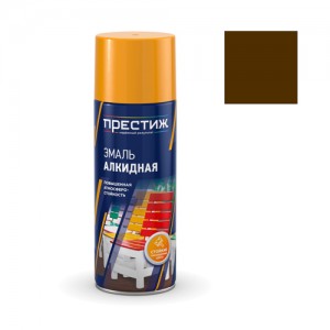 Эмаль аэрозольная АКРИЛОВАЯ универсальная коричневая 520мл ПРЕСТИЖ 6102