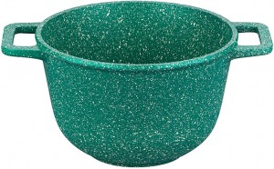 Казан 3 л ГАРМОНИЯ ВКУСА "Изумруд" 28*21,5*18,5 см 3 л, с крышкой ф20 120605