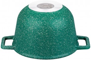 Казан 3 л ГАРМОНИЯ ВКУСА "Изумруд" 28*21,5*18,5 см 3 л, с крышкой ф20 120605