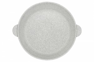 Жаровня (сотейник) 32 см ГАРМОНИЯ ВКУСА "Серый агат" 5,5 л, с крышкой 120367