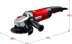 Угловая шлифовальная машина Зубр УШМ-150-1405 (150мм,1400Вт)