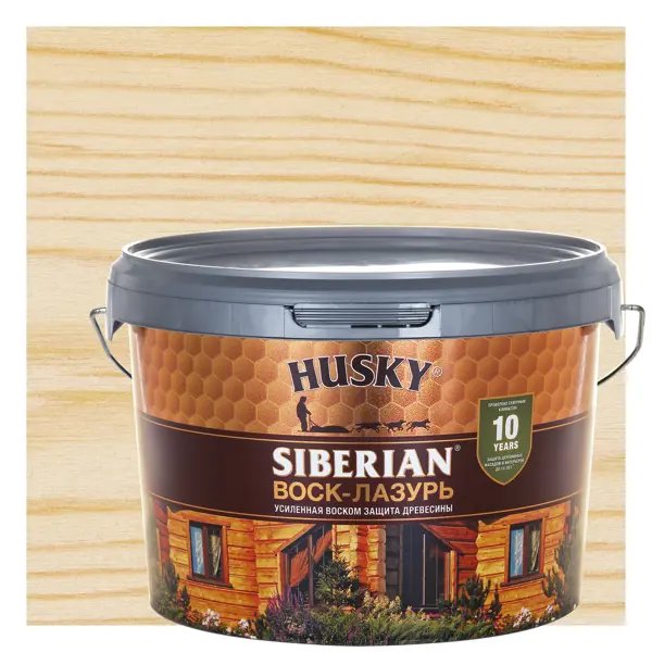 Воск-лазурь "HUSKY SIBERIAN" палисандр 2,5л