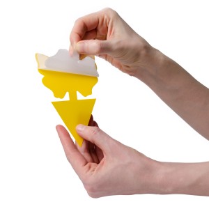 Клеевая ловушка для летающих насекомых в горшки комнатных растений (12шт.) Nadzor PEST18