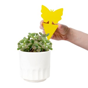 Клеевая ловушка для летающих насекомых в горшки комнатных растений (12шт.) Nadzor PEST18