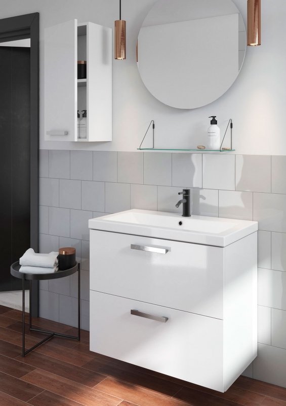 Раковина встраиваемая COMO 70 белый (S-UM-COM70/1w) 13685