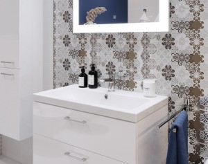 Раковина встраиваемая COMO 70 белый (S-UM-COM70/1w) 13685