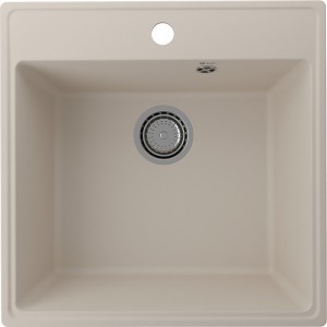 Мойка ULGRAN Quartz Forte 505-02 505*505 мм лен