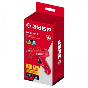 Пистолет термоклеевой электрический d-7мм ЗУБР 06851-7