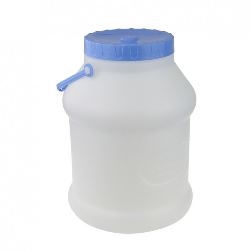 Бидон пластиковый 5 л ПРОСПЕРО белый 204*184*258мм арт. С926БЕЛ МАРТИКА
