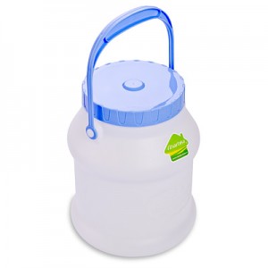 Бидон пластиковый 8 л ПРОСПЕРО белый 221*213*313мм арт. С927БЕЛ МАРТИКА