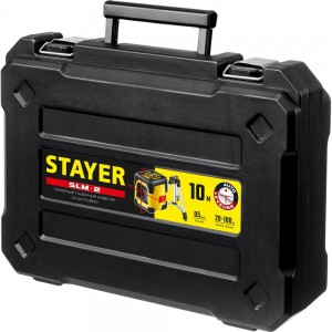 Нивелир лазерный STAYER SLM-2 10м, точн. +/-0,5 мм/м, штатив, кейс 34961-2