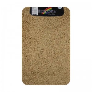 Коврик в ванную SHAGGY ECO САНАКС одинарный, КОФЕ с МОЛОКОМ 50*80 см 10301
