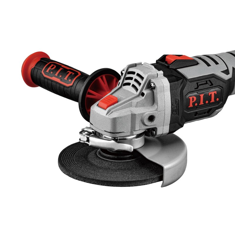 Угловая шлифовальная машина аккум. бесщет. P.I.T. PWS20H-125B/1 (20В,125мм,АКБ Li-Ion 1*4Ач,ЗУ,кейс)