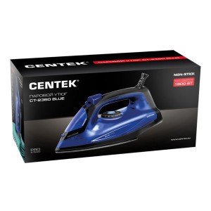 Утюг Centek CT-2360 BLUE 1800Вт, антипригар подошва, 200мл