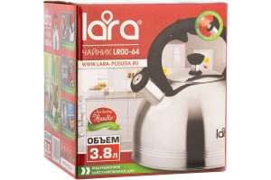 Чайник LARA LR00-64 (зеркальный) 3.8 л