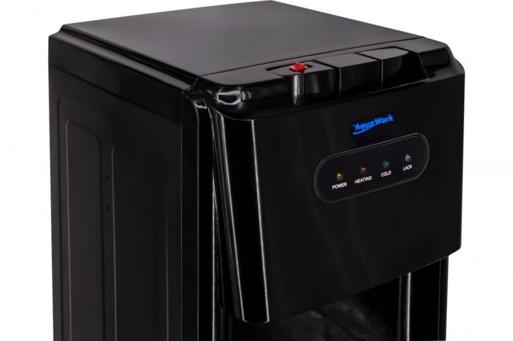 Кулер "Aqua Work" J-40LDS (черный), ЭЛЕКТРОННЫЙ, напольный