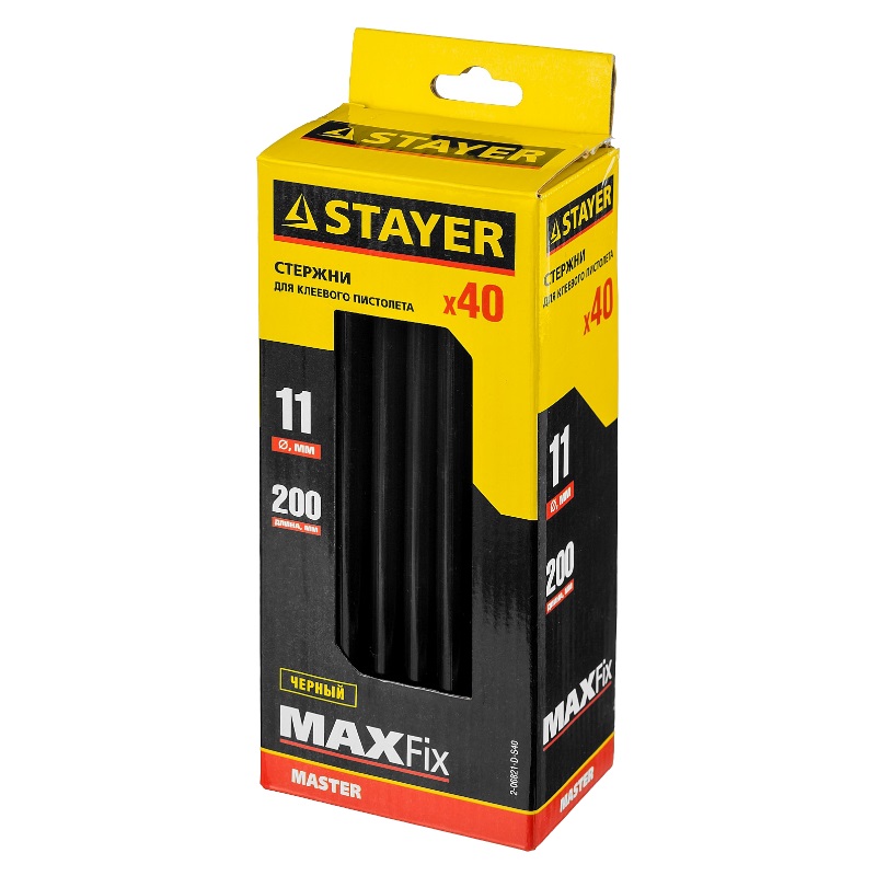 Стержни д/клеевого пистолета 11*200 черные Stayer 2-06821-D-S40 (цена за 1шт.)