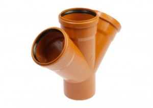 ПП Крестовина 110*110*110*45° РЫЖАЯ VALFEX