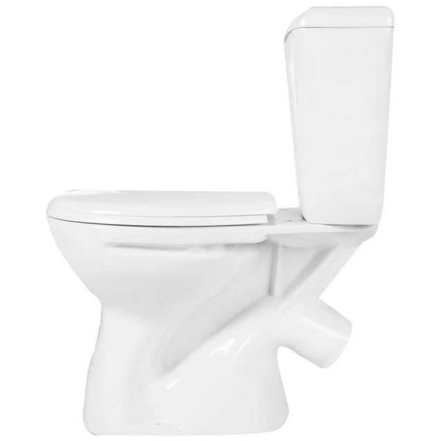 Унитаз-компакт "Камелия" белый Стандарт, кос.выпуск, ниж,.подвод, с сиденьем