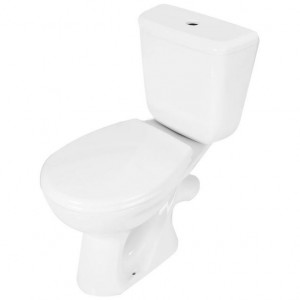 Унитаз-компакт "Камелия" белый Стандарт, кос.выпуск, ниж,.подвод, с сиденьем