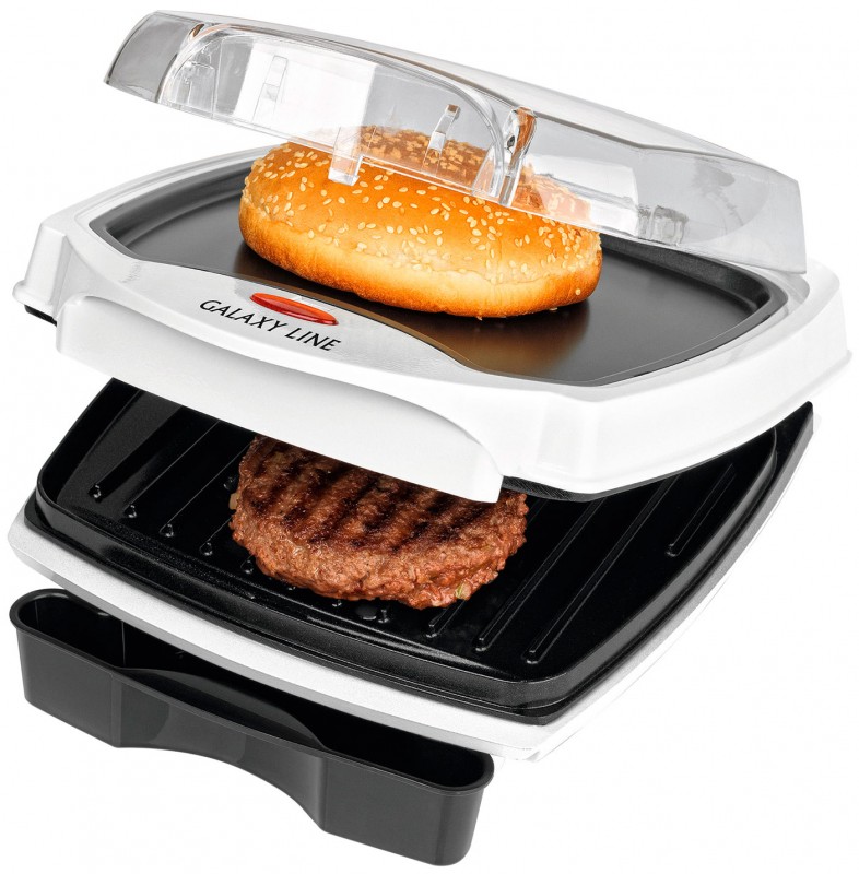 Гриль электрический Galaxy LINE GL2967 (1200 Вт, антипригарное покрытие)