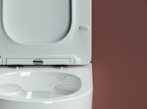 Унитаз подвесной FORMA Rimless, с крепежом, с сиденьем-крышкой с микролифтом CN3009