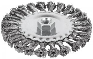 Корщетка для УШМ 125мм радиальная, витая Cutop Profi 82-532