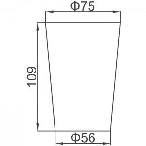 Стакан пластик LEDEME L752-1