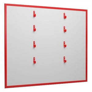 Щит пожарный открытый,металл,каркасный "А" (без комплекта,1200*800)