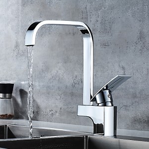 Смеситель для кухни картридж 35мм литой излив LEDEME L4070