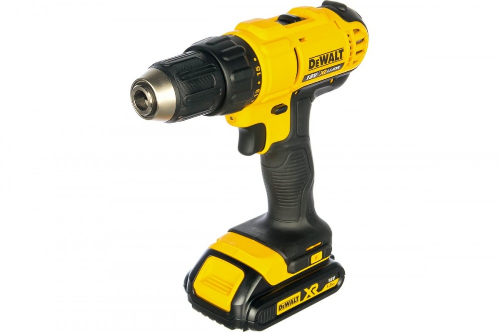 Дрель аккумуляторная DeWalt DCD771C2 (Li-lon;18В;2*1,5Ач)