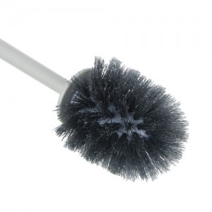 Ерш для туалета VETTA с подставкой для бытовой химии, с крепл. на стену, пластик, 46*24*9см, 463-082