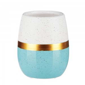 Стакан для зубных щеток и пасты VETTA "Любовь с первого взгляда", керамика, 463-012