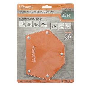 Угольник магнитный универсальный для сварки вес до 35 кг Sturm!