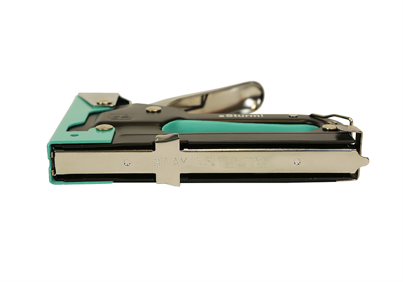 Степлер меб.в кейсе,для скоб 140(4-14мм), S(10-12мм) и гвоздей J(10-14мм), Sturm!