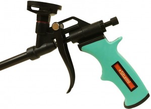 Пистолет для пены, полное покрытие тефлоном, обрезиненная рукоятка, Sturm!