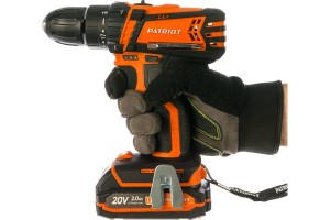 Дрель аккумуляторная PATRIOT BR201UES (20V, 2акк)