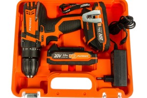 Дрель аккумуляторная PATRIOT BR201UES (20V, 2акк)