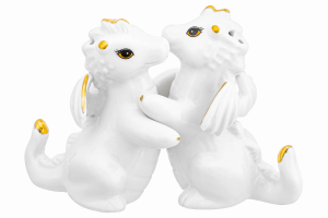 Набор для специй "Дракончики обнимашки" 2 предмета, солонка - 7,5*5*9 см 40 мл,330897