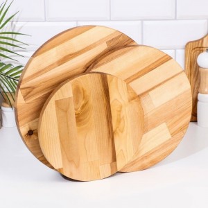 Комплект 3 досок "Круг с ручкой" 35*35*1,8 см, 30*30*1,8 см, 25*25*1,8 см, 570090