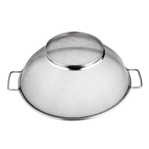 Дуршлаг LARA с ручками, полиров.нерж.сталь LR03-51