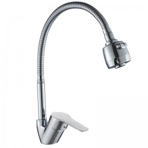 Смеситель д/кухни Flex с гибким регулирующим изливом 2-х реж.аэратор, d35 Gota Rocio G233510
