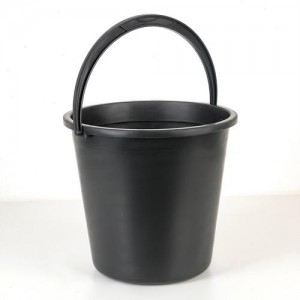 Ведро 12 л С МЕРНОЙ ШКАЛОЙ черное непищевое г. ПАВЛОВО